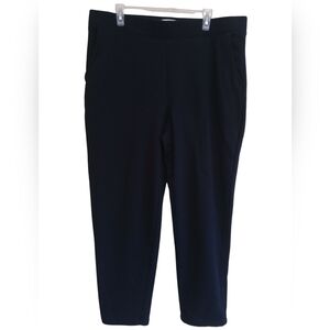 Lands' End  Serious Sweats Women's Sweatpants size large  Black